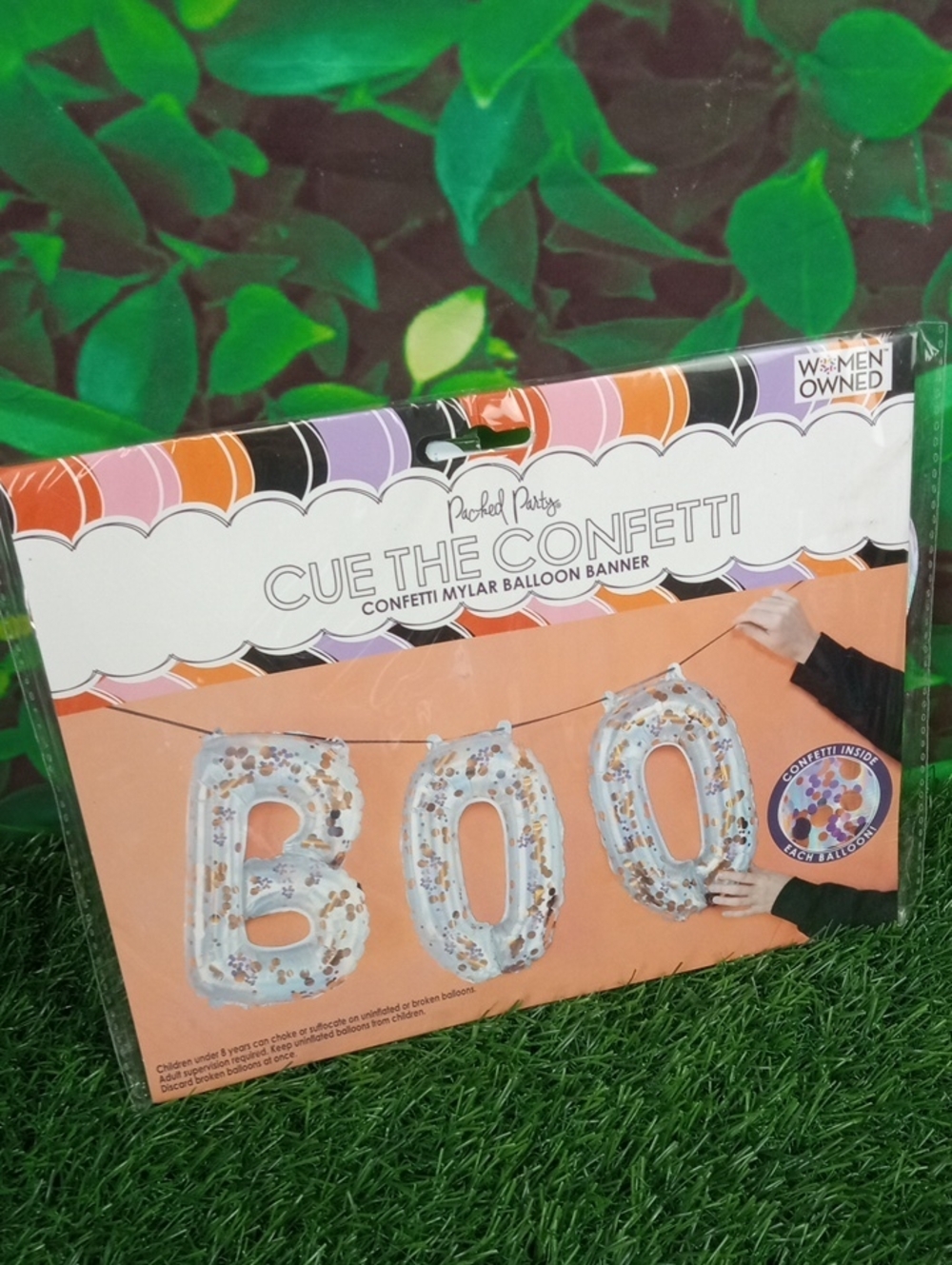 👻 Packed Party Boo Mylar Balloon Banner